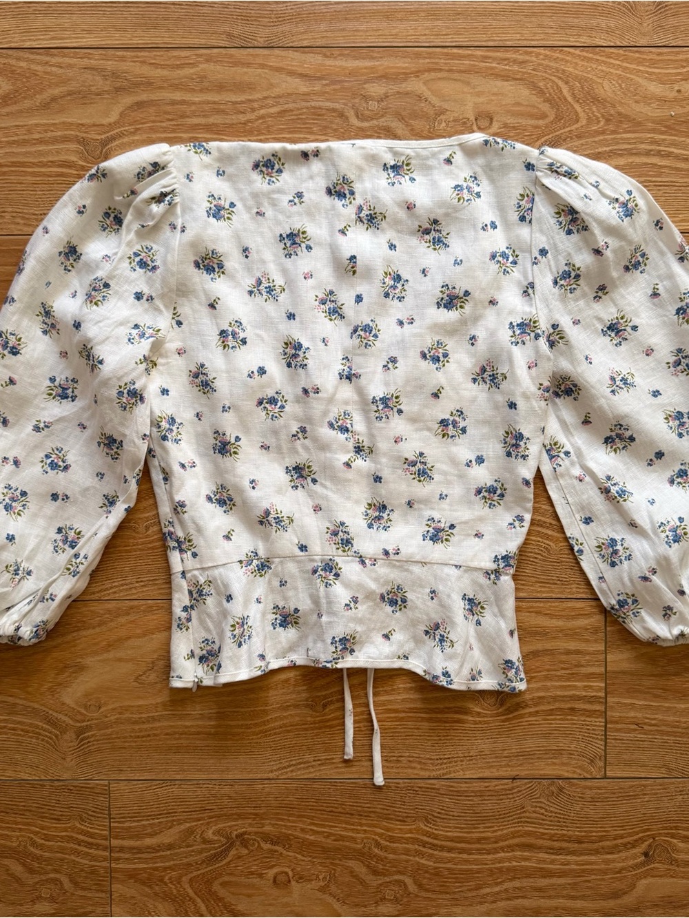 [reformation] barrett linen floral top - Picture 11 of 11